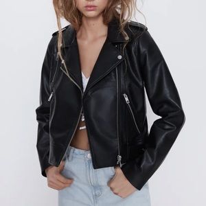 Zara Faux Leather Jacket